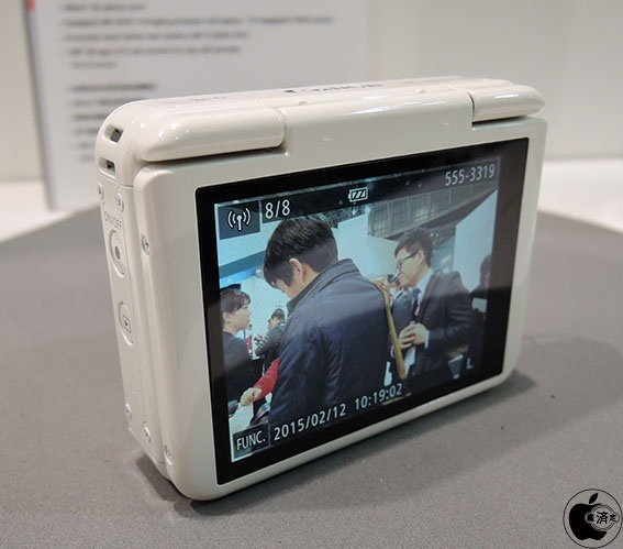 CP+2015：キヤノン、自撮りが可能になったデジタルカメラ「PowerShot