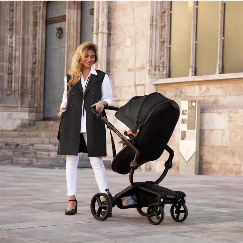 Mima - Xari Max Stroller, Black/Camel/Black | MacroBaby