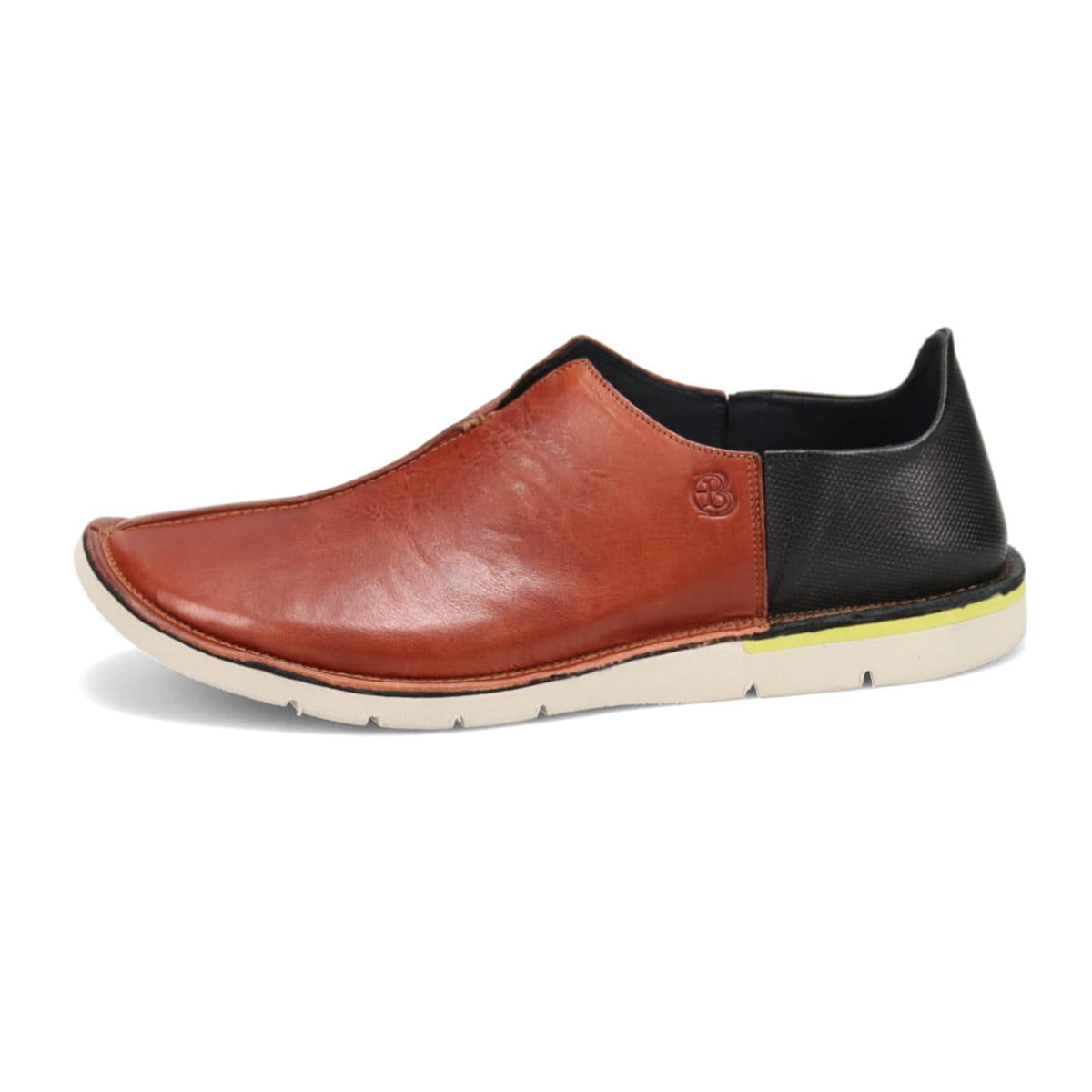 LANVIN en Bleu プラットステッチダウン センターシーム・スリッポン