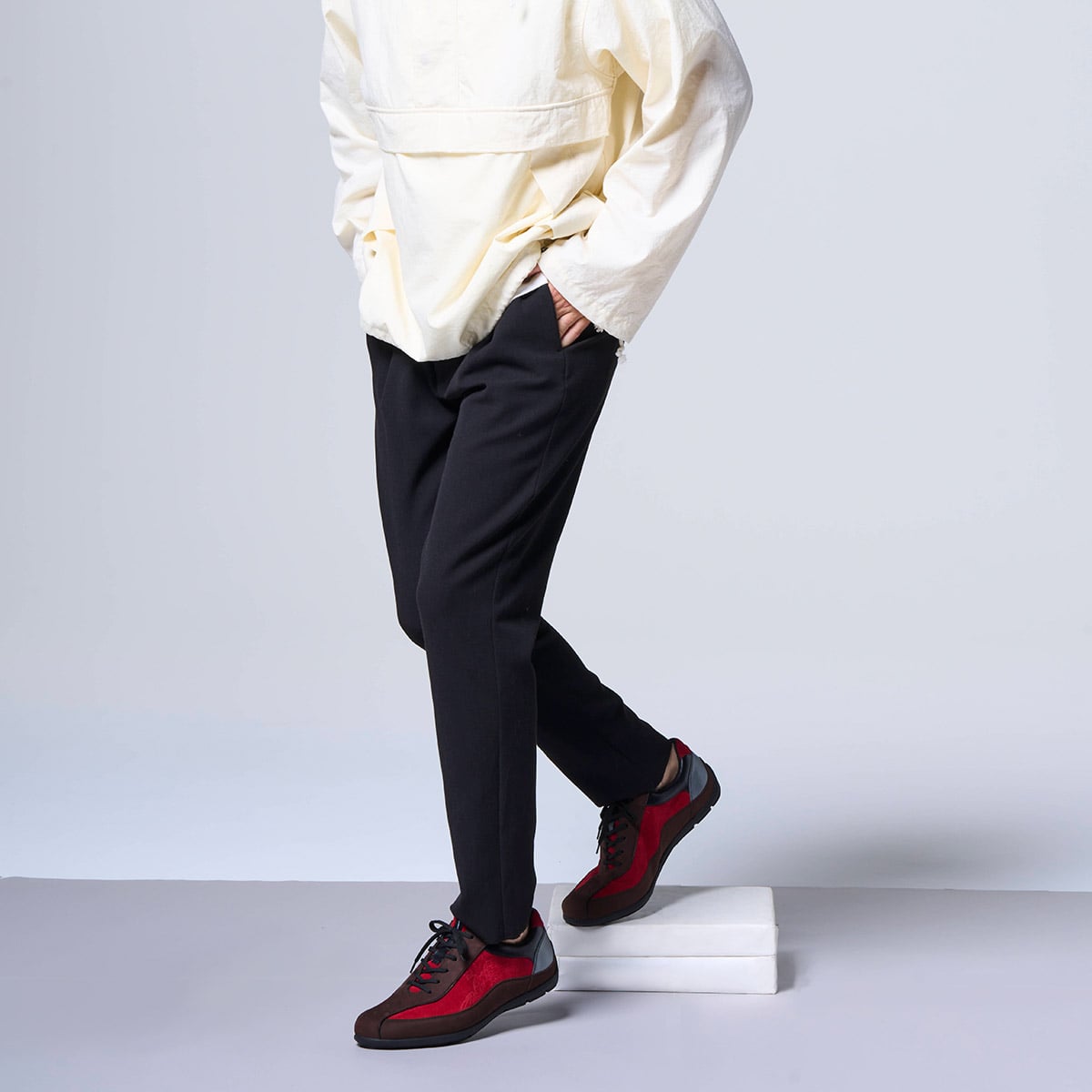 マドラス madras 特許 リカバリーメタインソール搭載 レザースニーカー