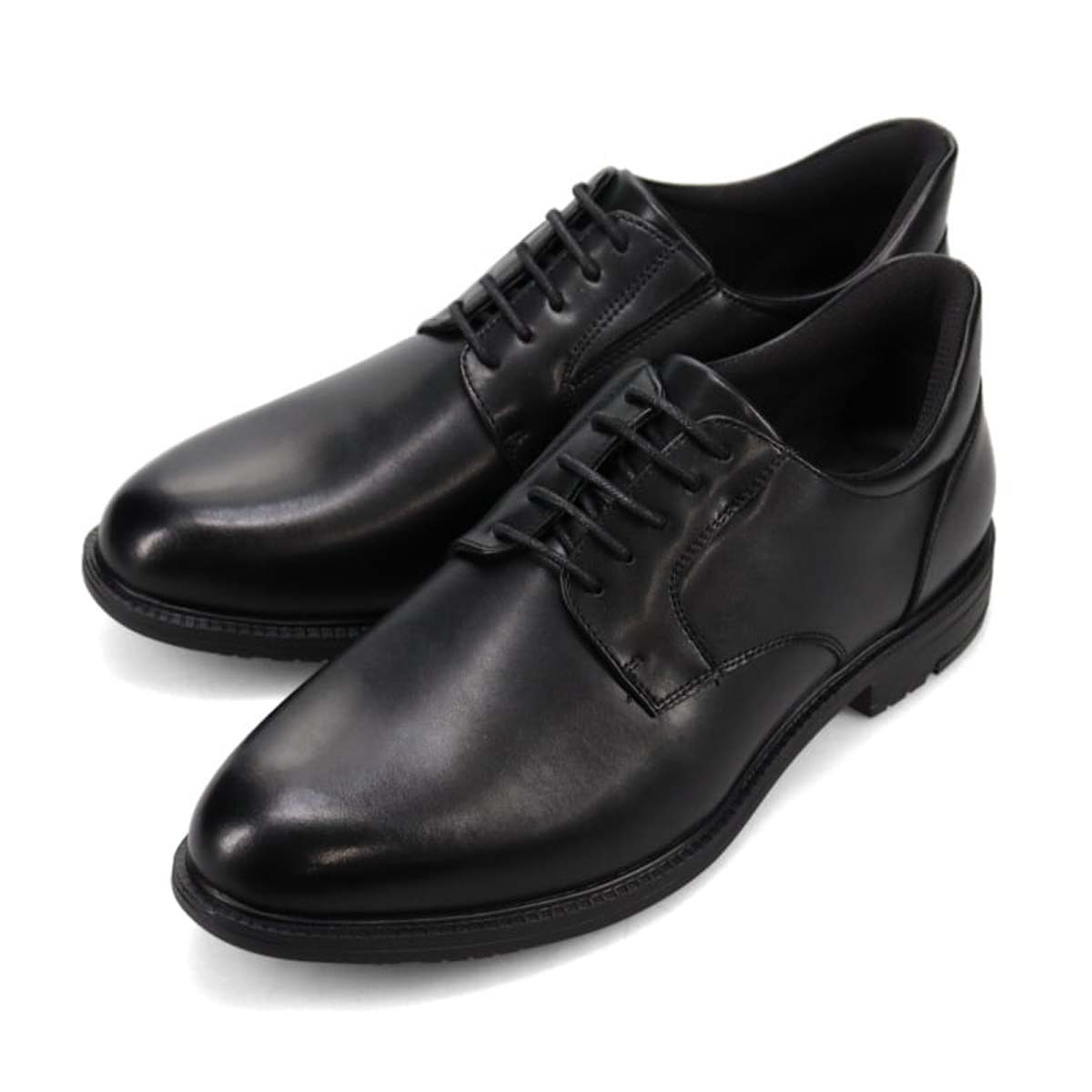 HIROKO KOSHINO HOMME メンズ 外羽根プレーントウビジネスシューズ