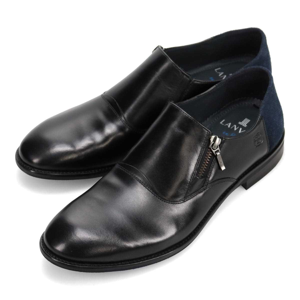 ランバンオンブルー LANVIN en Bleu サイドメタルジッパー プレーン