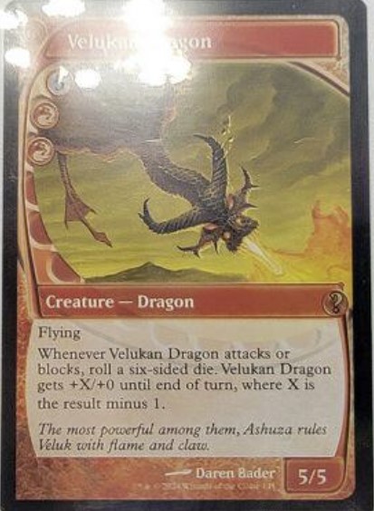 Velican Dragon from Mystery Booster 2 Spoiler