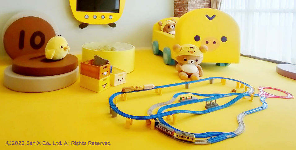 リラックマルーム｜実物大リラックマがお出迎え｜公式HPからのご予約で