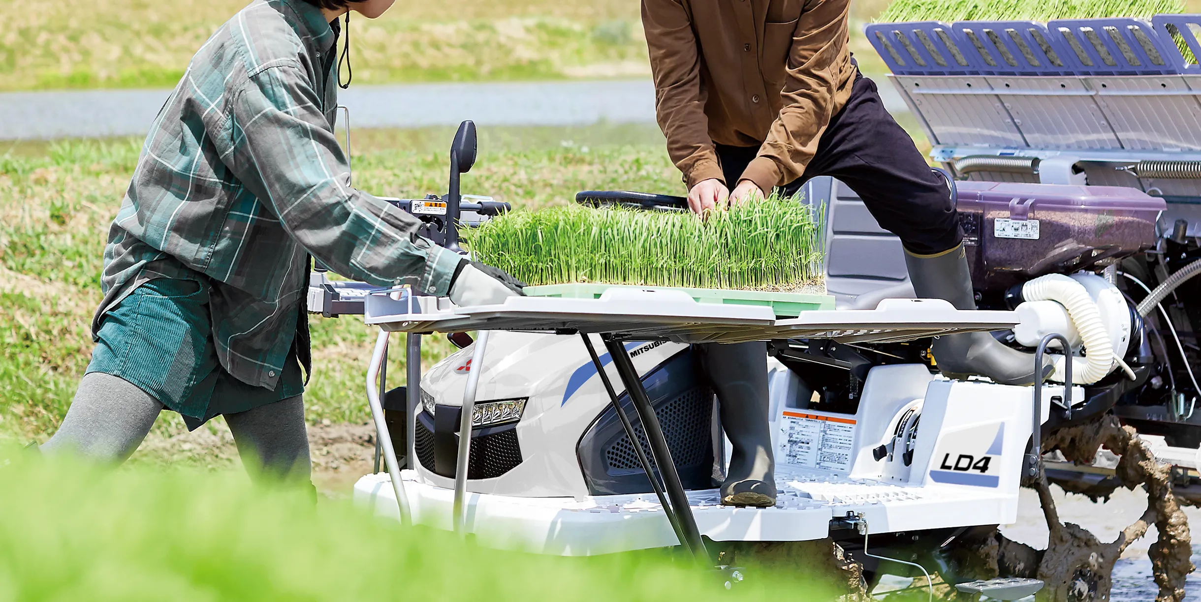 Rice transplanter LD4 / LD5｜田植機｜製品情報｜三菱マヒンドラ農機