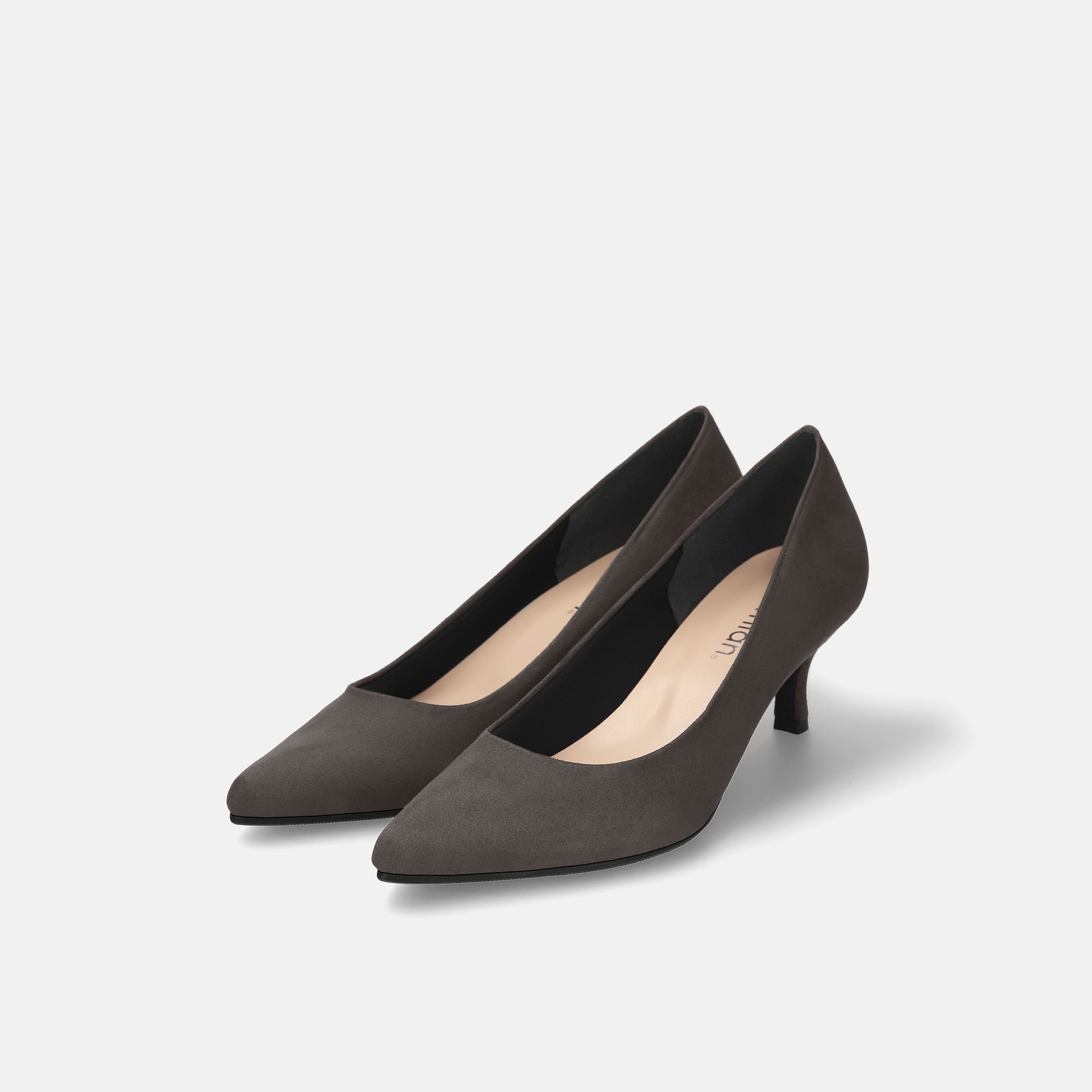 15%OFF：2025AW：ポインテッドトゥ スエードパンプス（m55225