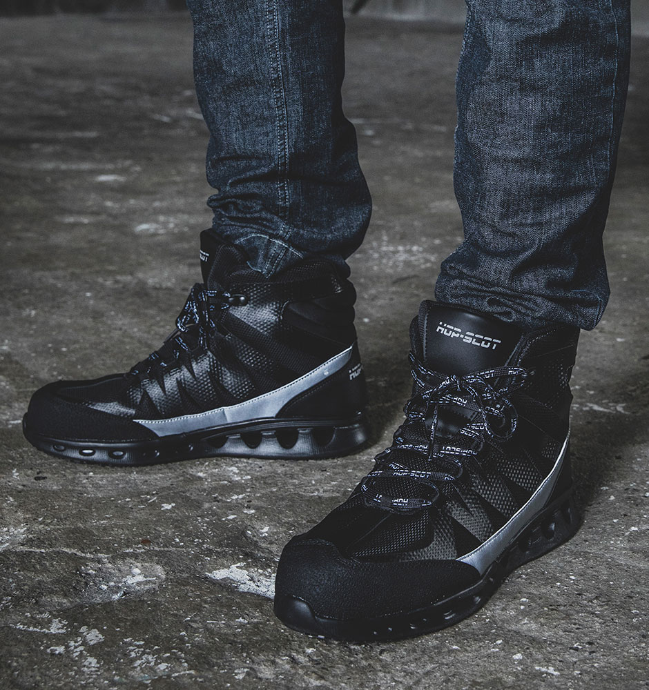 安全靴 ハイカット CUC 中国産業 HOP-SCOT エアライトミドルカット