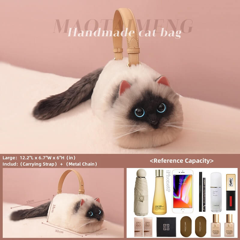 Siamese Cat Handmade Crossbody Bags Handbags – MAOTAIMENG