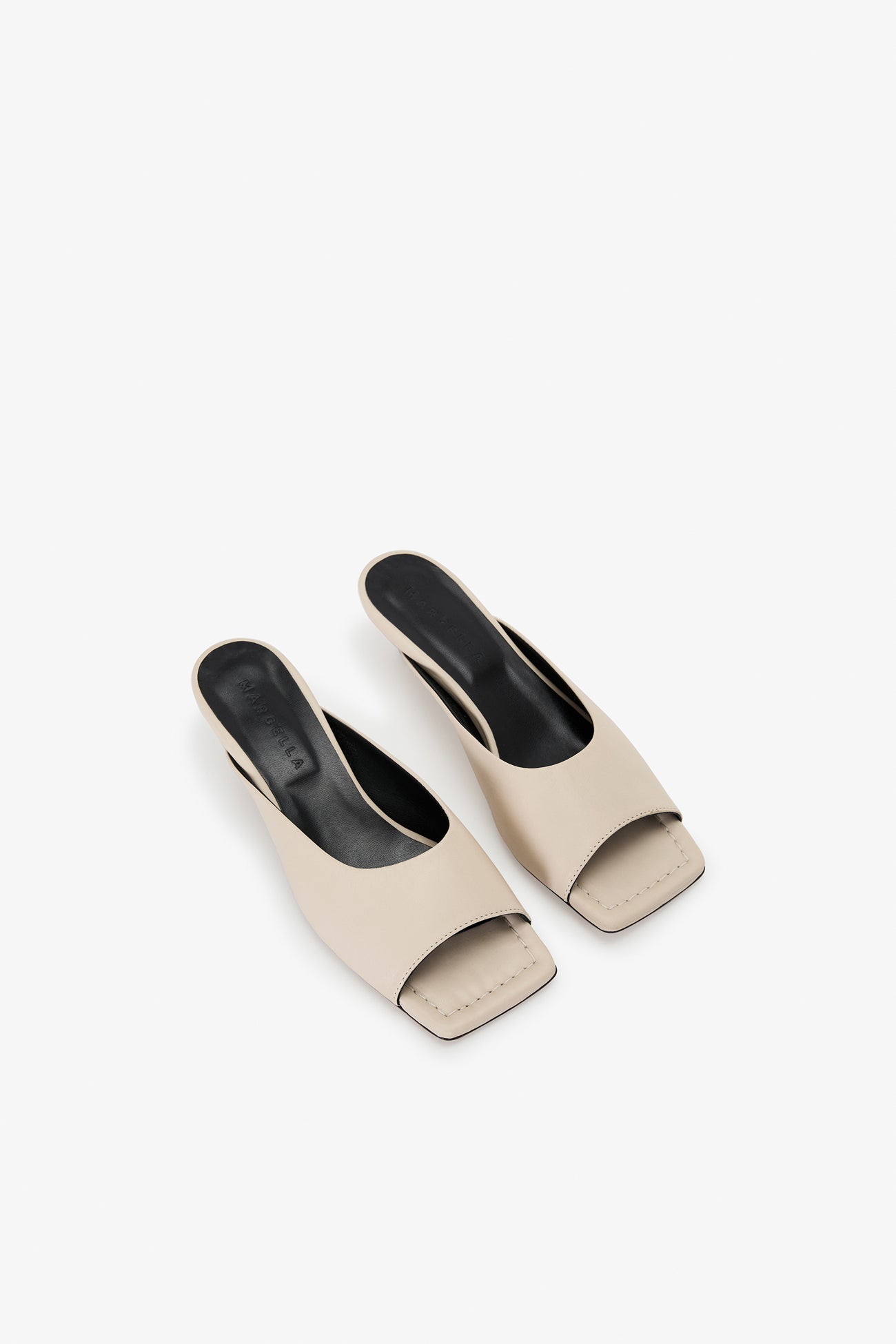 Women's Slip-On Mules in Stone Beige w Arch Support - Hyra Sandals