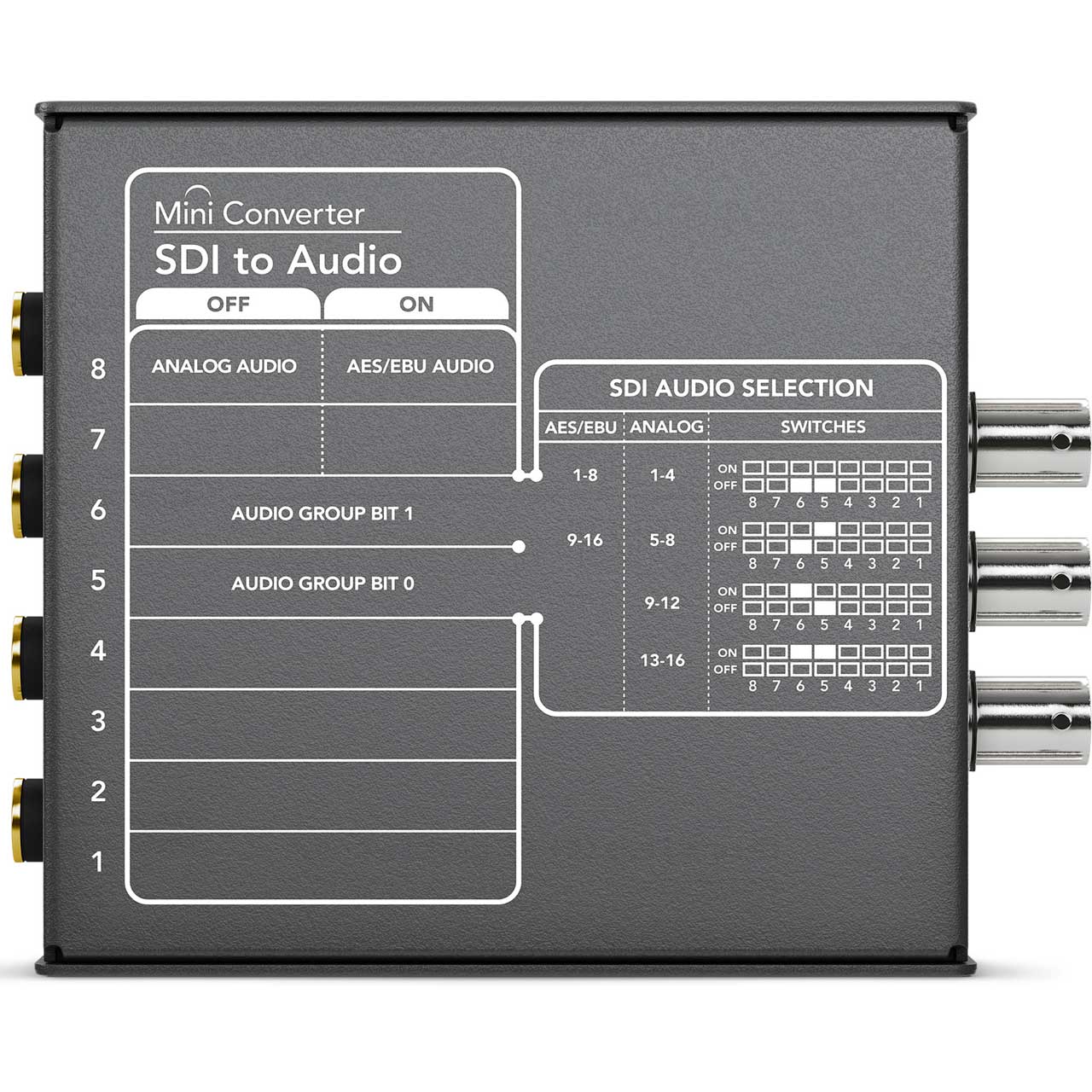 Blackmagic Design CONVMCSAUD Mini Converter SDI to Audio - De-Embedder