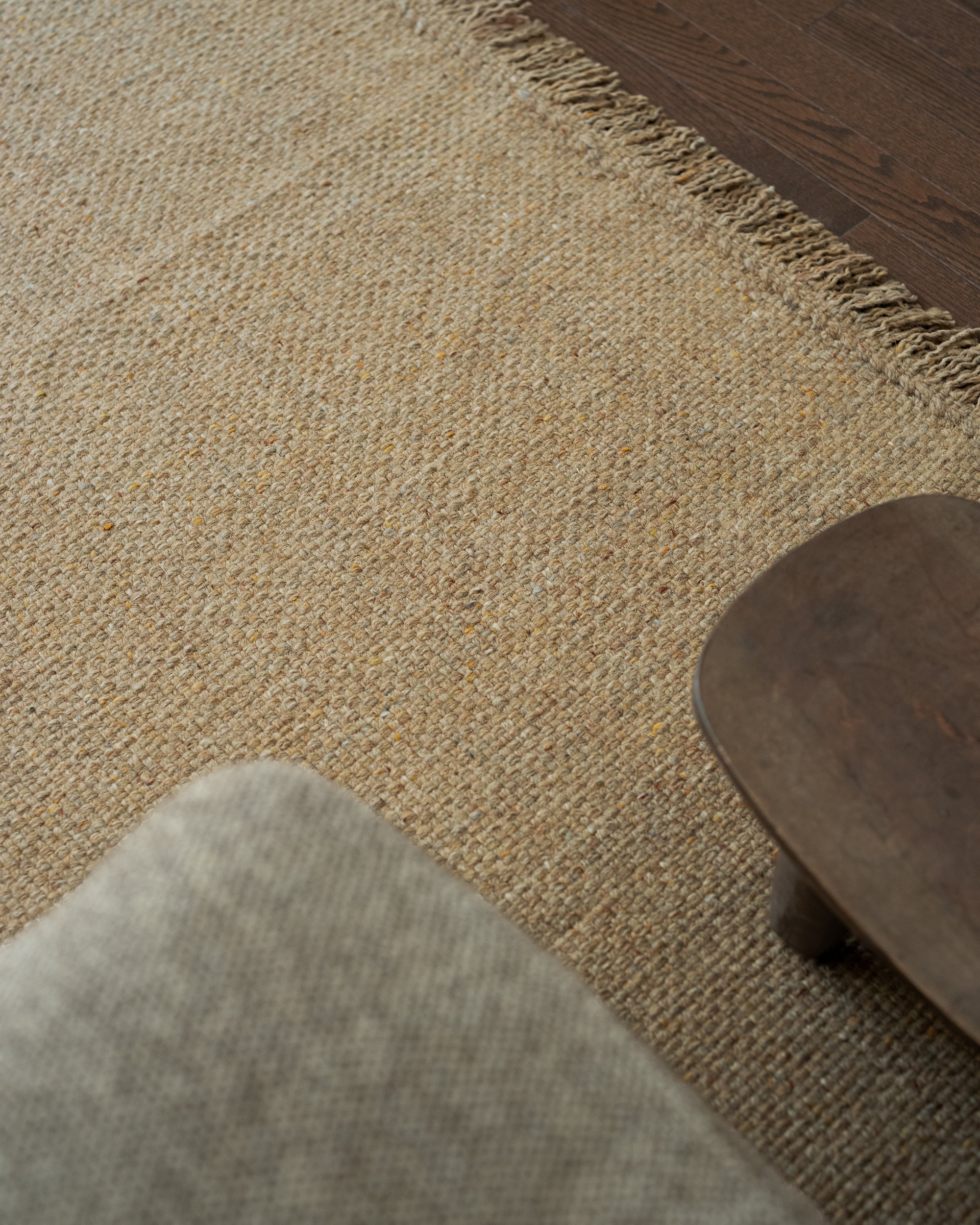 Basket Area Rug - Hand woven wool rug – Mark Krebs