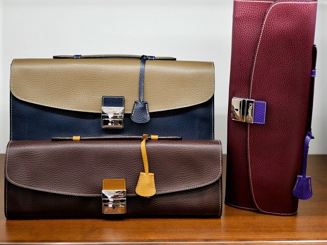 マリネッラ ソットブラッチョ 定価88,000円 オレンジ 袋付き