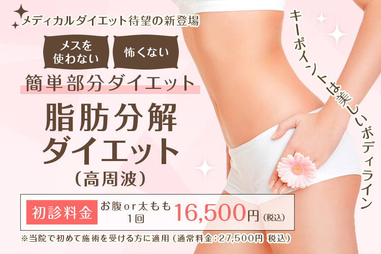 RFメディカル脂肪分解ダイエット│美容皮膚科 マリアクリニック （愛知