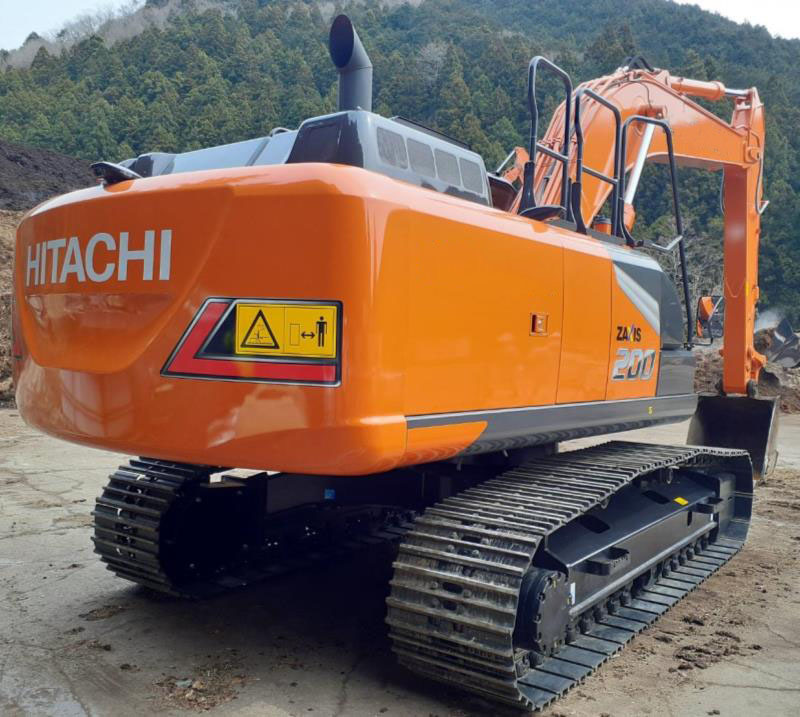 日立油圧ショベル 「ZX200-7」 新車納車させていただきました