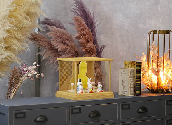 猫舎 三段雛人形 猫舎 三段雛人形