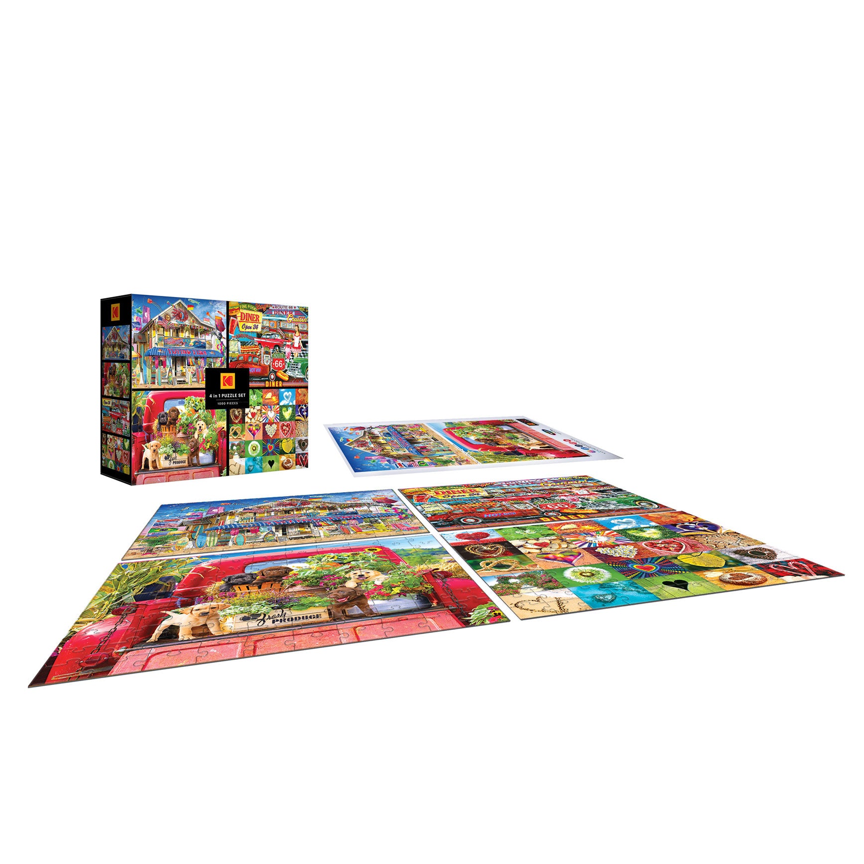 Kodak 4 in 1 Jigsaw Puzzle Set – Mary Maxim