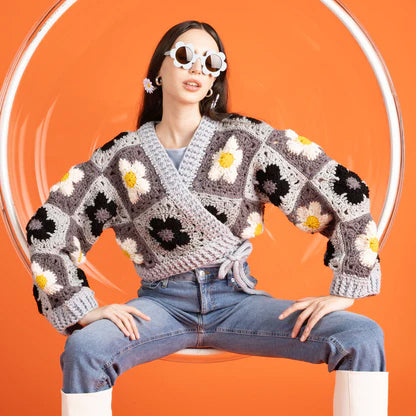 Free Flower Power Crochet Wrap Cardigan Pattern – Mary Maxim