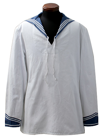 ドイツ BM(連邦海軍) 夏用ホワイト・セーラー/実物・極上