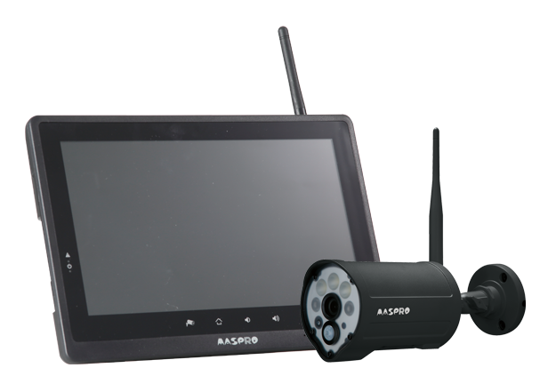 MASPRO ワイヤレス防犯カメラセット WC3A10ML 楽天市場】[WC3A10M] マスプロ 防犯カメラ モニター＆カメラセット