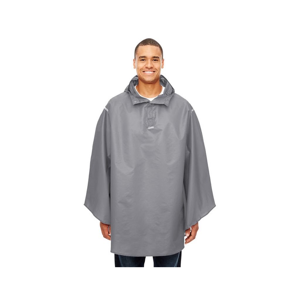 Team 365 Protect Packable Sport Graphite Poncho TT71-GPH
