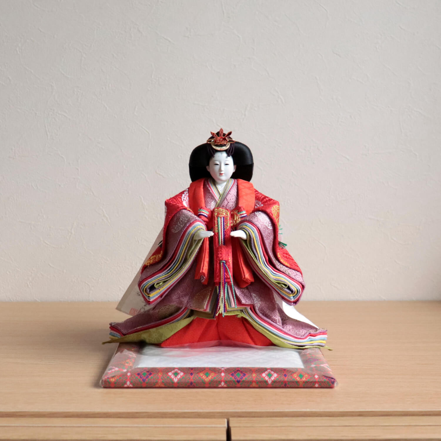 雛人形 最高級 京製 ひな人形 おひなさま 平安雛幸 京十一番 立雛 正絹