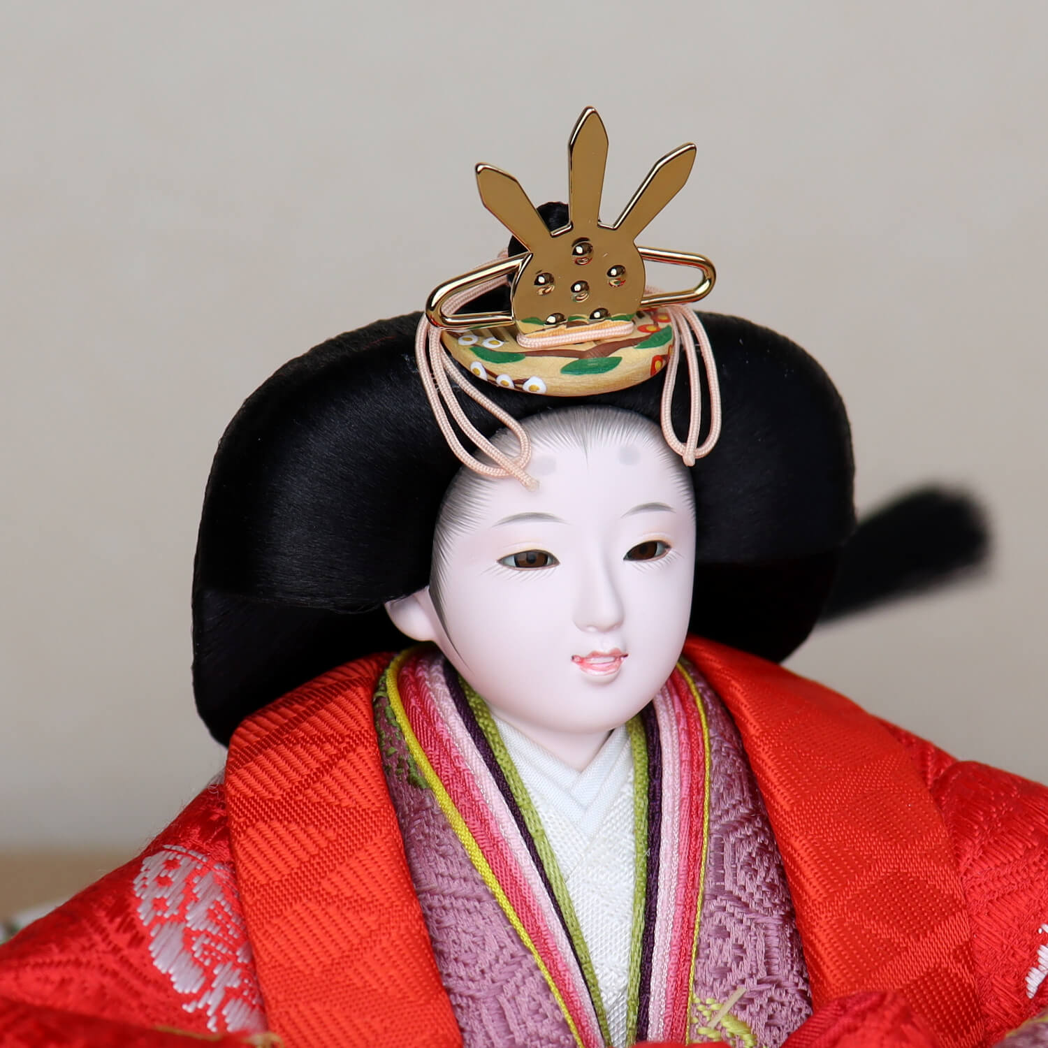 雛人形 コンパクト ひな人形 おひなさま 平安雛幸 京11番正絹西陣織