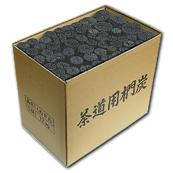 茶道用椚炭 12kg - （茶の湯炭｜その他の炭（炉・風炉共通））：炭専門