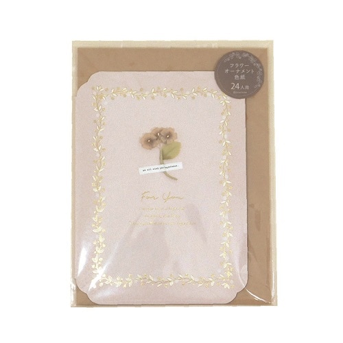 MDS BtoB |#Z&K 色紙 フラワーオーナメント色紙 ベージュ 62-276: お店