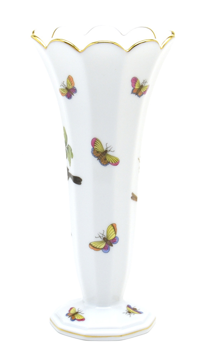 ヘレンド(Herend) 花瓶(ラッパ形) ロスチャイルドバード(RO-07075