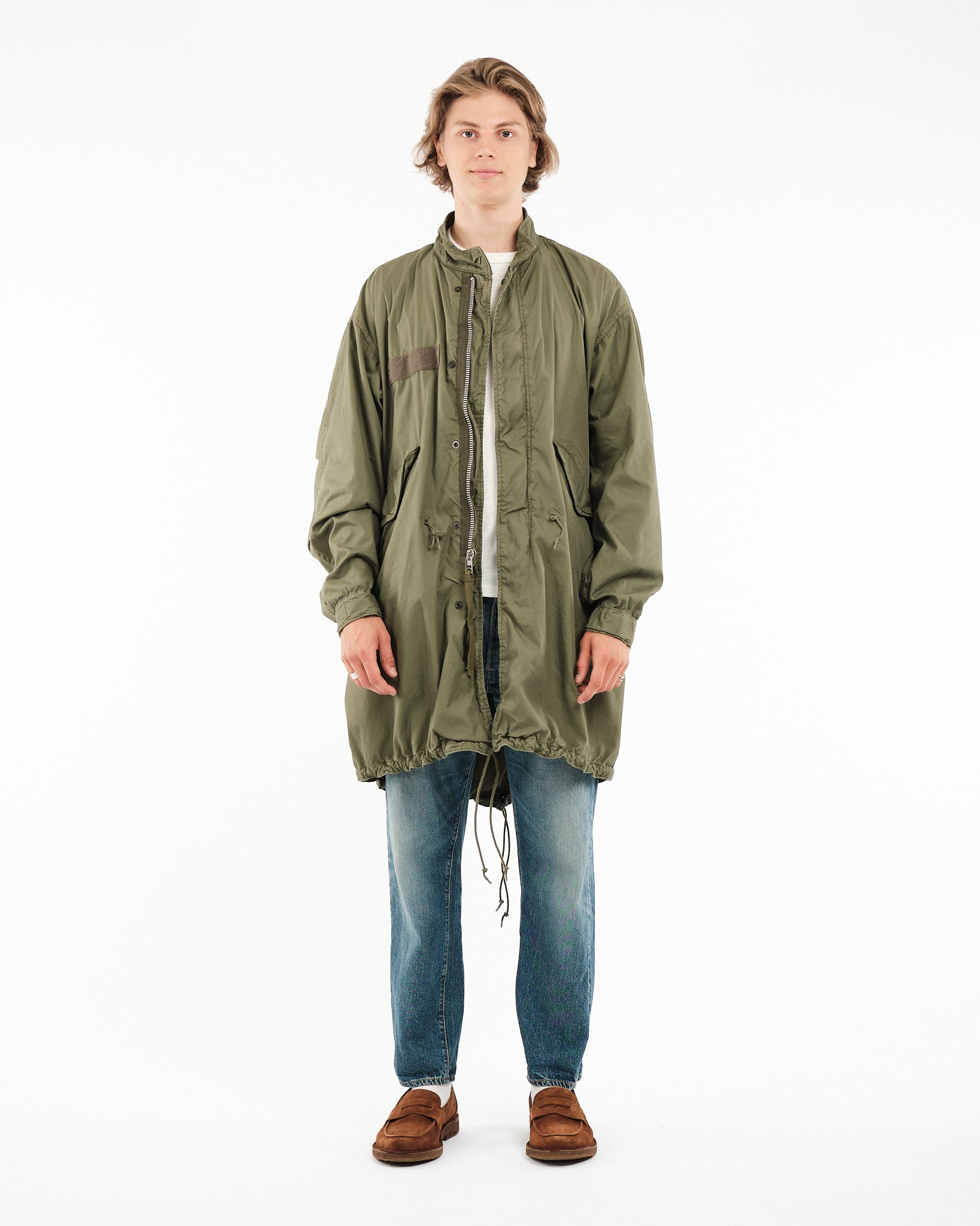 M-65 Fish Tail Coat Army Green by orSlow - Meadow