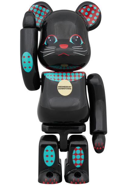 MEDICOM TOY - BE@RBRICK 水曜日のダウンタウン 招き猫 100％