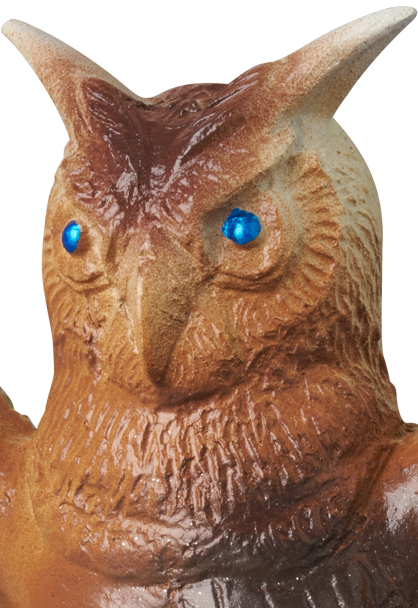 MEDICOM TOY - フクロウ男（新色蓄光）+ミニソフビ