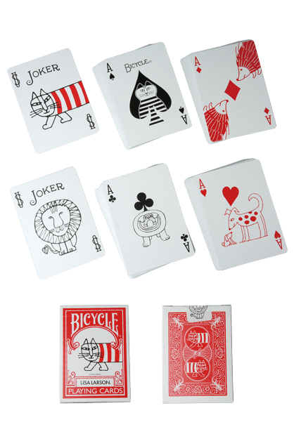 MEDICOM TOY - BICYCLE PLAYING CARDS LISA LARSON