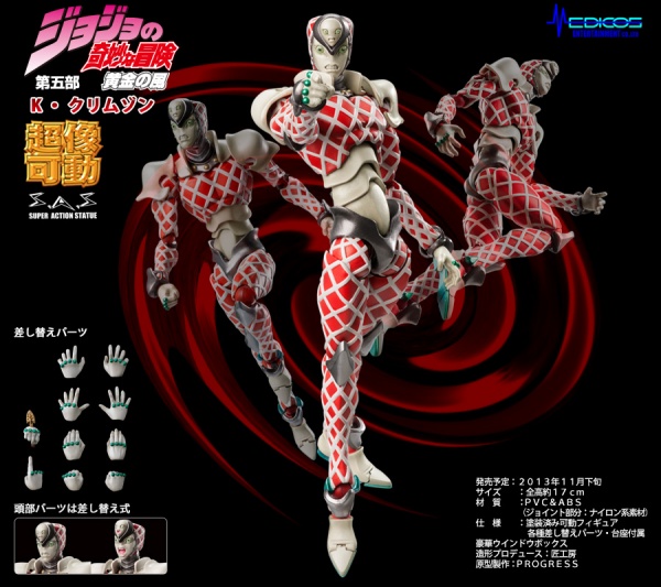 超像可動｜ジョジョの奇妙な冒険 第五部 -K・クリムゾン-｜メディコス