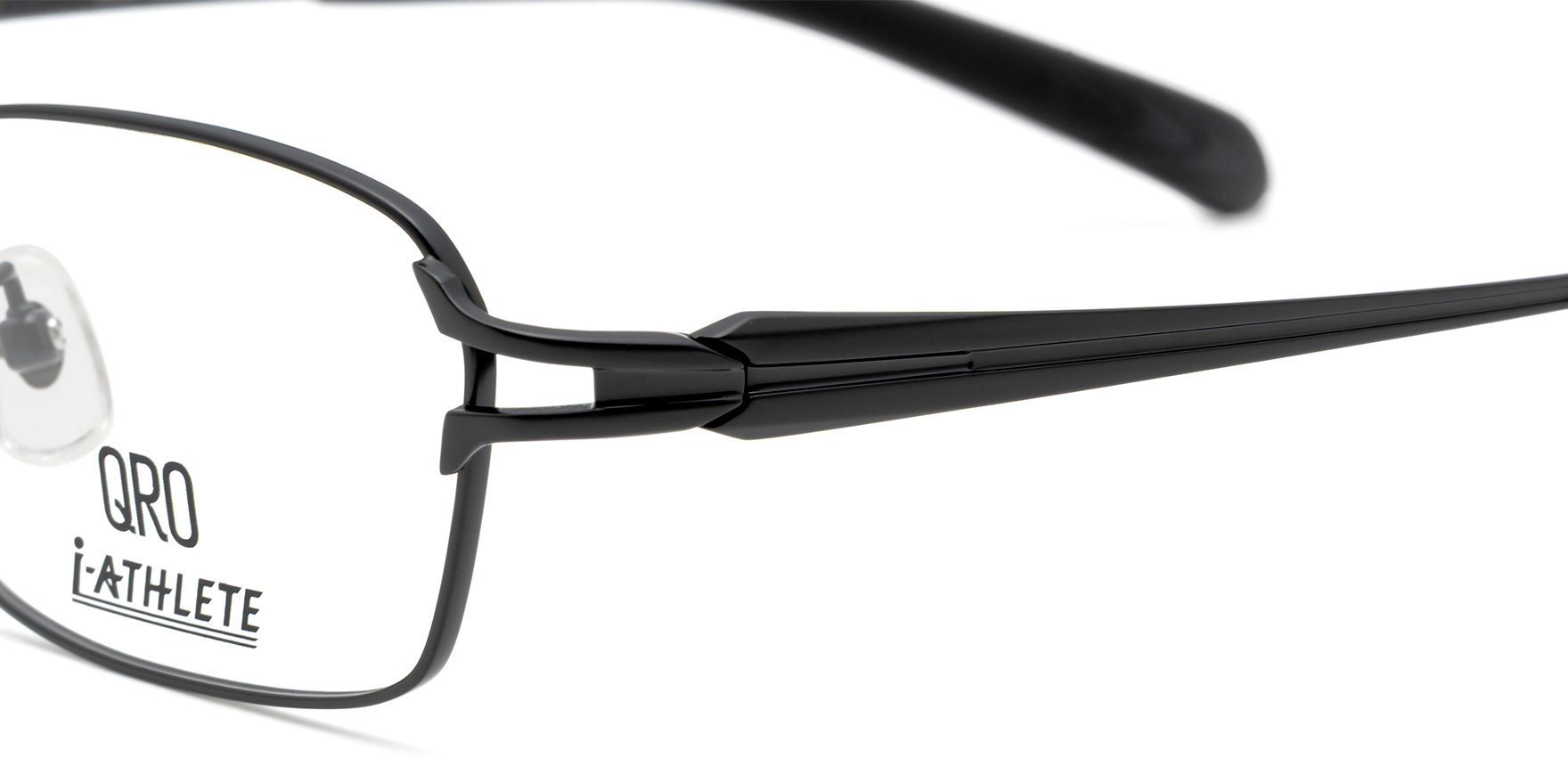I-ATHLETE IA-478B QRO(55 ﾌﾞﾗｯｸﾏｯﾄ): メガネフレーム｜眼鏡市場【公式
