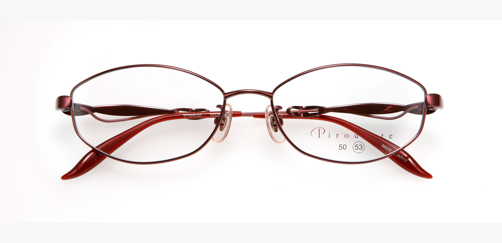 Pirouette PIR-002(50 ﾚｯﾄﾞ): メガネフレーム｜眼鏡市場【公式