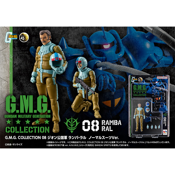 COLLECTION 08 機動戦士ガンダム ジオン公国軍 ランバ・ラル ノーマル