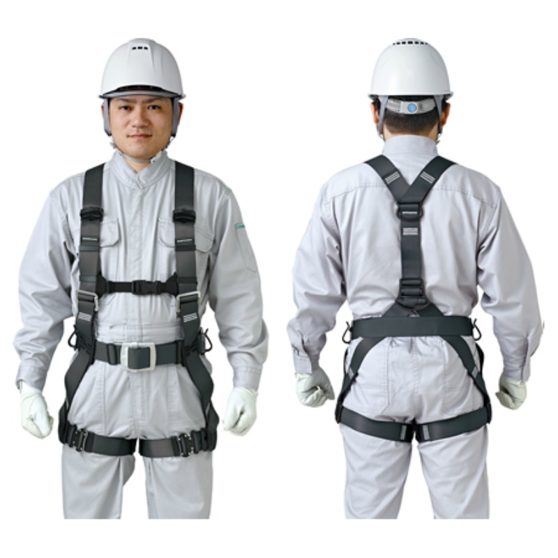 フルハーネス 誉II Y型 腿フラット型 フリーサイズ 573A-SK ブラック