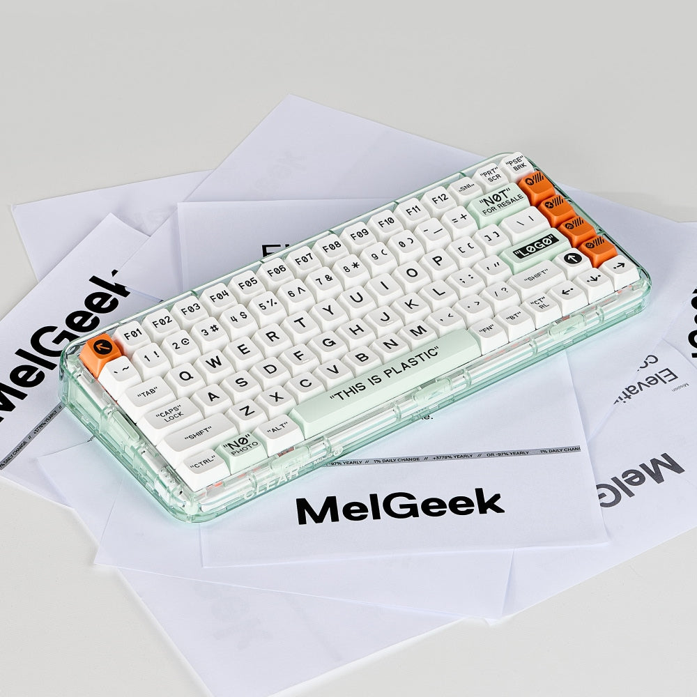 MOJO84 Plastic See-Through Keyboard | MelGeek