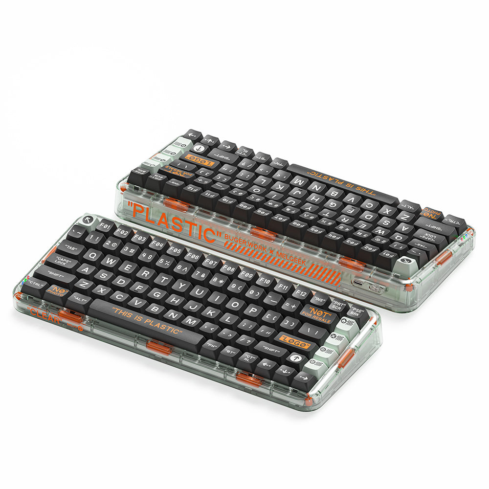 MelGeek Mojo84 プラスチック アドバンス シースルー カスタム