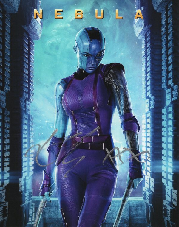 アベンジャーズ Karen Gillan 直筆サインカード ネビュラ 49枚限定