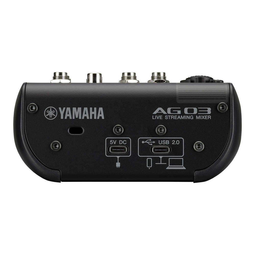 YAMAHA WEBキャスティングミキサー AG03mk2 Black(グースネック