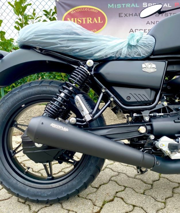 MGH-V7850SHORT-BP - $1,282.59 - Mistral Black Short mufflers V7