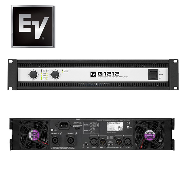 EV Q1212 パワーアンプ 動作確認済み。良い品。 EV Q1212 パワーアンプ