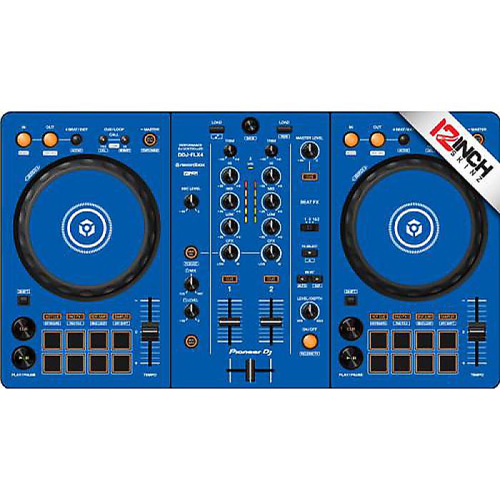 12inch SKINZ ／ Pioneer DDJ-FLX4 SKINZ (ブルー) 【DDJ-FLX4用スキン