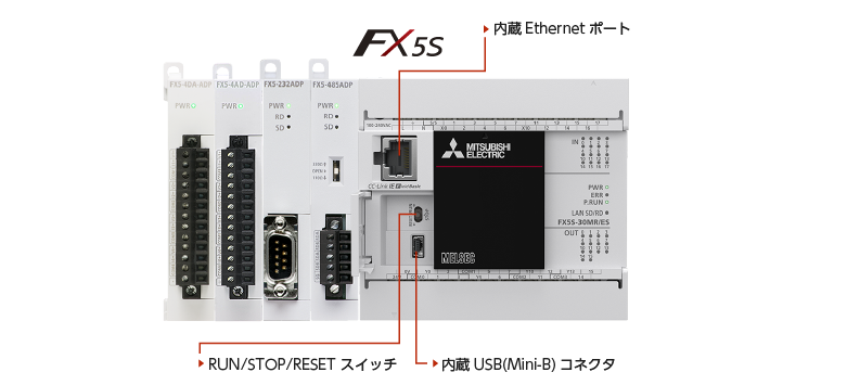 FX5S | CPU | MELSEC iQ-Fシリーズ | シーケンサ MELSEC | 製品情報