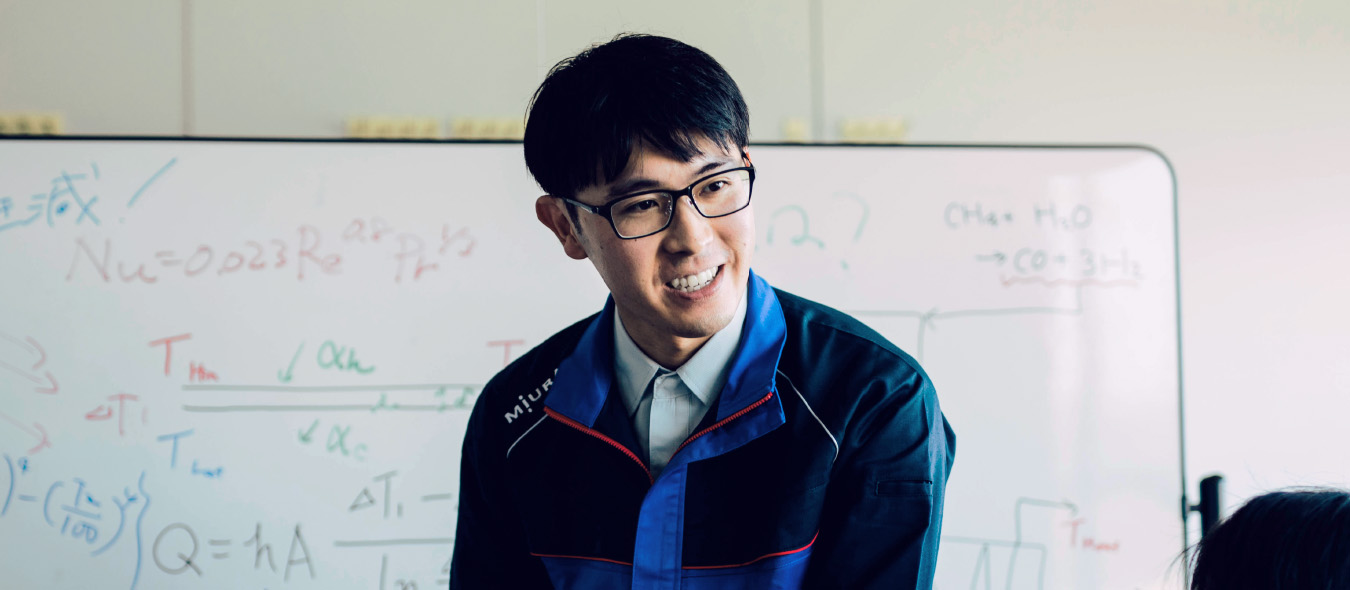 社員紹介 - 仕事・社員紹介｜三浦工業新卒者採用サイト