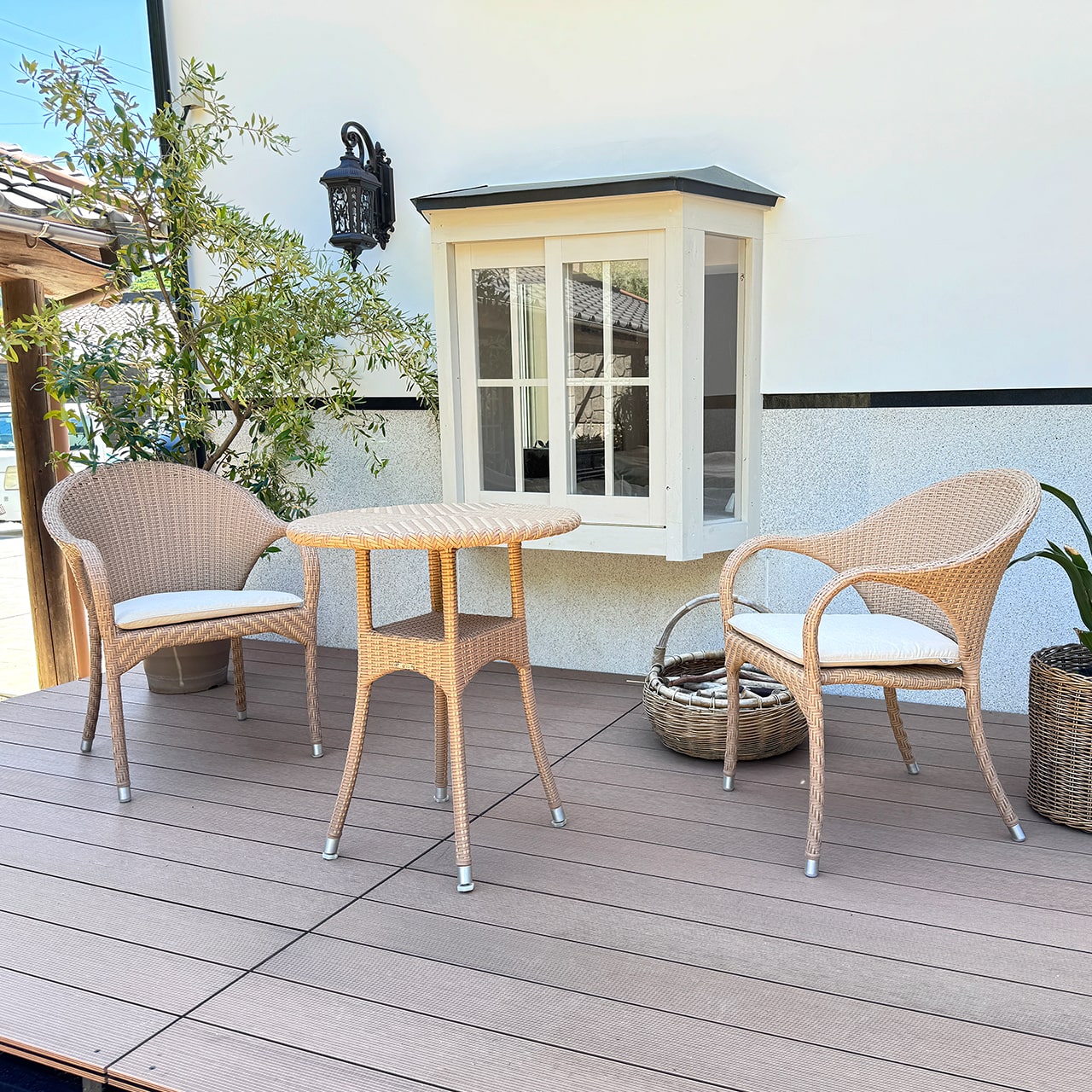 マローネ アームチェア｜MRJ-020 | ラタン調チェア・人工ラタン