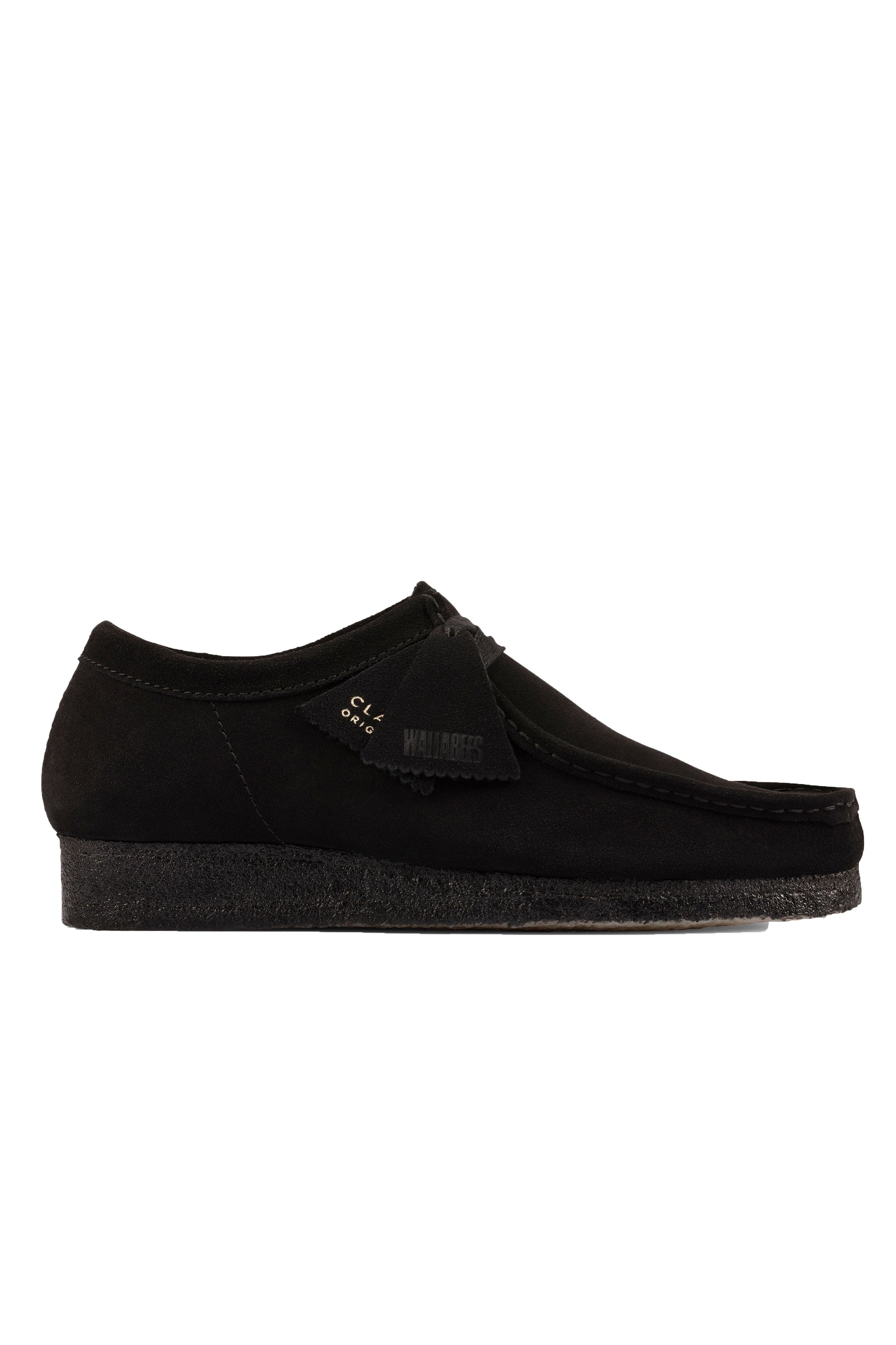 Clarks Originals Wallabee Shoe Black Suede 26155518 – Michael Stewart