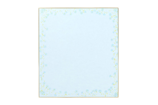 色紙｜【ストア限定】色紙セット 小花柄 ブルー(91804080)｜ミドリ